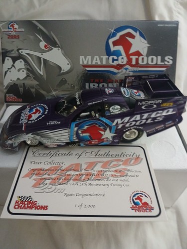 (RARE) MATCO TOOLS Whit Bazemore 05 DODGE NHRA RC2 Purple FUNNY CAR 1:24 (MIB)) - Picture 20 of 20