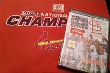 2006 National League Champions St. Louis Cardinals Mens XL Shirt & DVD*