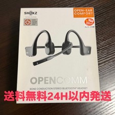 SHOKZ OPENCOMM bone conduction wireless headset black operation confirmed