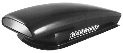 Hood Scoop 10.5x20x37 Inches Fiberglass Black Hood Scoop Assembly Kit Harwood