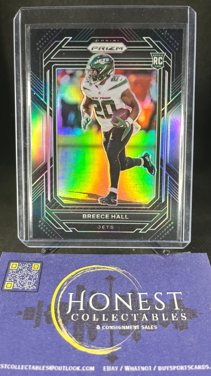 Breece Hall (RC) - Silver Parallel Rookie Card