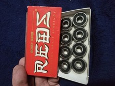 Bones Super REDS Precision Ground Skate Skateboard Bearings 8 Pack