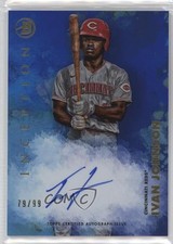 2021 Bowman Inception Blue Foil 79/99 Ivan Johnson #PA-IJ Auto 0w8