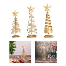 Christmas Tree Ornament Small Christmas Tree Decorations Iron Desktop Decor