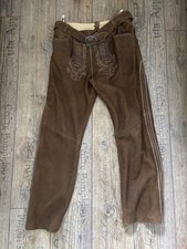 Lederhose mit Latz lang Maddox country Größe 50