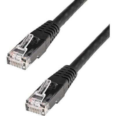 Black Molded Cat6 Patch Cable