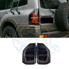  Leftright Led Smoked Taillight Refit For Mitsubishi Montero 2000-2006