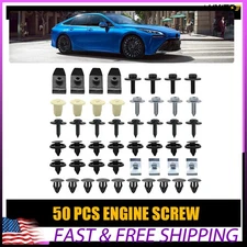Under Cover Engine Underbody 50x Mudguard Shield Clips for Lexus Screws Toyota