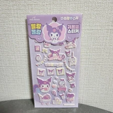 Sanrio Kuromi Puffy Sticker Korean Exclusive Official MIB Rare