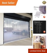 Customizable PVC Strip Curtain for Walk-in Freezers Industrial Use - 12 x 96