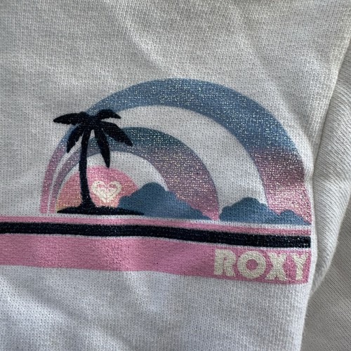 Roxy Quiksilver Teenie Wahine Kids Vintage Y2K Zip Up Hoodie Brand New Size 5 - Picture 3 of 9