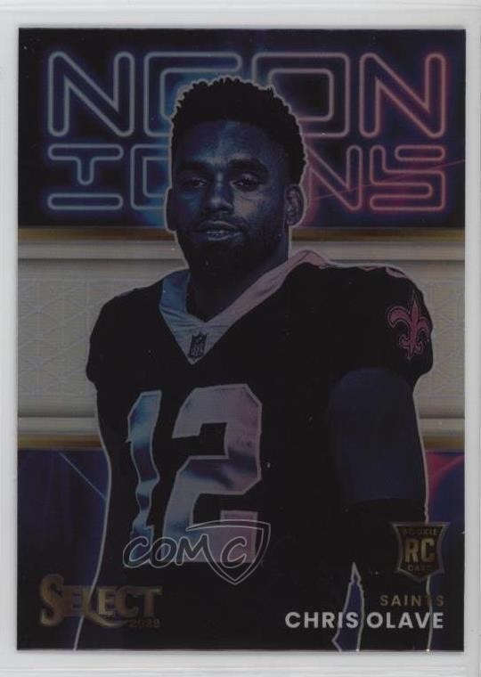2022 Panini Select Neon Icons Silver Prizm Chris Olave #NI-20 1o4j