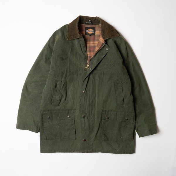 Men Dickies Jacket Green Cotton 40 /L / 48