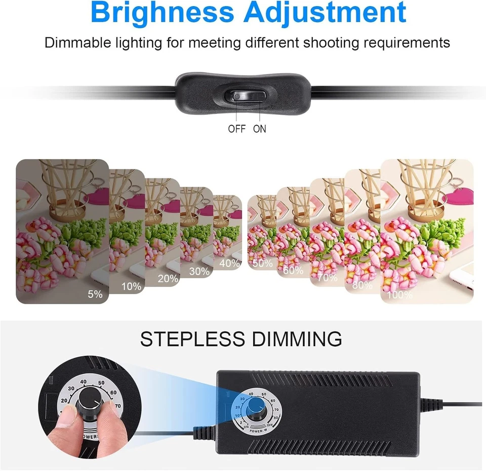 Caja de Luz Fotográfica Portátil 32" - Calidad Profesional con 6 Fondos de Color Foto 4 de 4