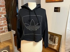 Adidas Cropped Hoodie sz S