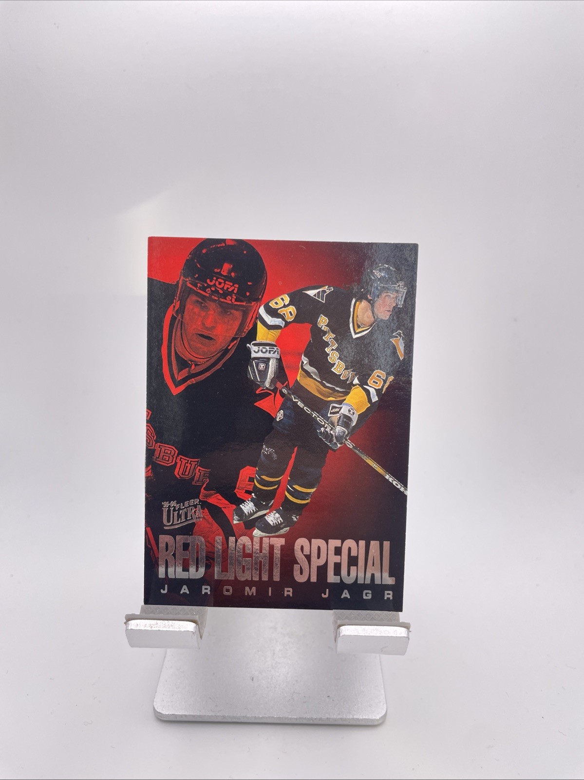 1995-96 Fleer Ultra Red Light Special #4 Jaromir Jagr Pittsburgh Penguins Insert