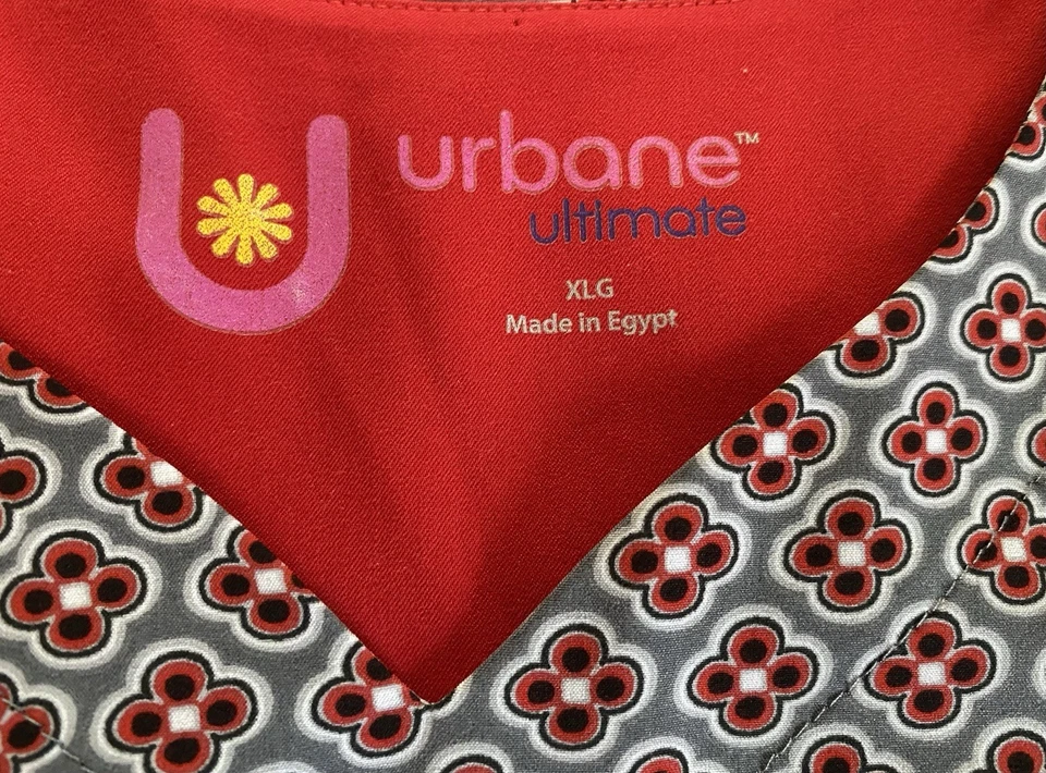 Blusa Médica Urbane Ultimate para Mujer Talla XLG Roja Foto 3 de 4