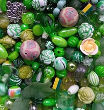 Random Mixed Bead Soup Smaller Beads to 16mm by Colour Theme (75g bag)