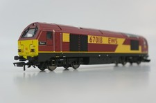 Hornby R2764 Class 67 67018 'Rapid' with a set of 3 Coal Wagons. DCC+Sound Used