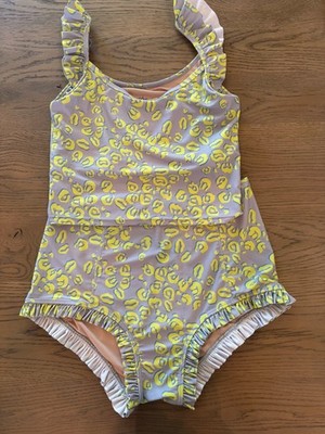 Kortni Jeane Women s Swimsuit Bottoms L  Top M Tank High Waisted Set Sold Out
