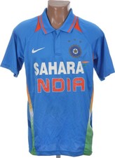 CRICKET INDIA 2010'S HOME FOOTBALL SHIRT NIKE SIZE L ADULT