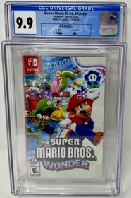 CGC Graded Super Mario Wonder NEW Nintendo Switch (1016354005, 9.9 A++)