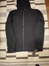 Black Zip-Up Hoodie – Comfortable Fit – Free Shipping – Unisex Casual Sweatshirt