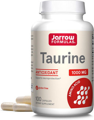 Jarrow Taurine 1000 Mg, Amino Acid Supplement, 100 Capsules