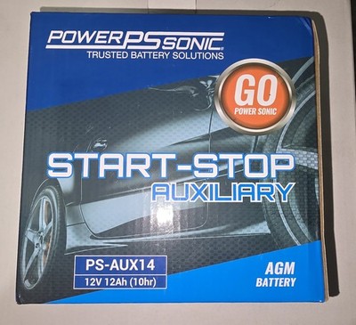 Power Sonic PS-AUX14 Start-Stop Auxiliary Series 12V, 12Ah