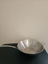 Calphalon Stainless Steel Wok 155 12in. Flat Bottom No Lid