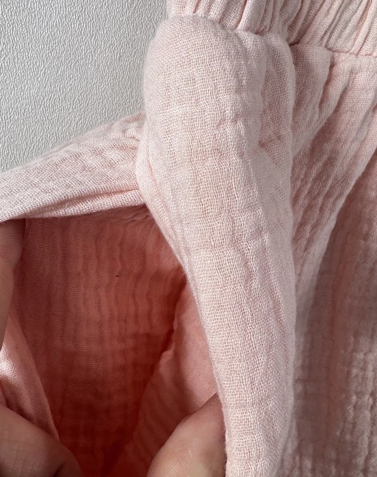 Pantalones Cortos Blanco Fox Gauzy Rosa Claro Bolsillos Para Mujer XL Informales Playa  Foto 2 de 4