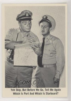 1965 Fleer McHale's Navy Ernest Borgnine Tim Conway Yeh Ski But Before We Go 0f8
