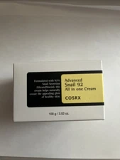 COSRX Snail Mucin 92% Moisturizer Lightweight Korean Skin Care Cream 3.52oz