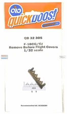 QBT32305 1:32 Quickboost F-16C F-16CJ Falcon Remove Before Flight Covers (ACA