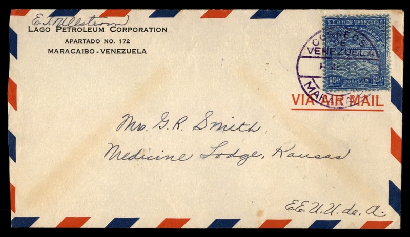 Mayfairstamps Venezuela Lago Petroleum Corp Maracaibo to USA Cover cca_30175