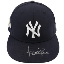 Aaron Boone New York Yankees Autographed Game Used 2025 Postseason Hat (CX Auth)