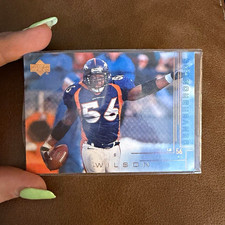 2000 Upper Deck MVP Al Wilson #73 Denver Broncos Football Rookie Card. rookie card picture