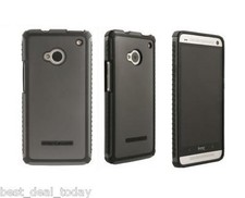 Funda táctica con guante corporal OEM apta para HTC One 1/M7 negra carbón GSM CDMA