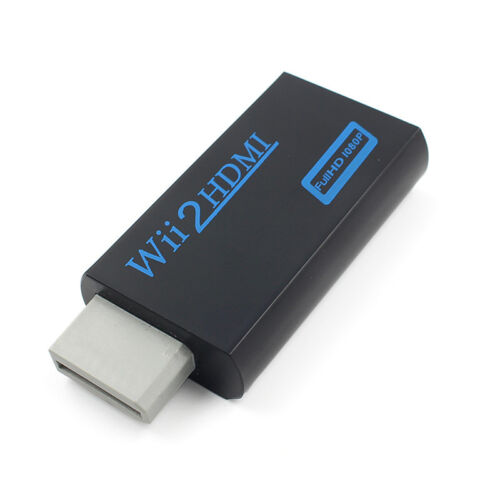 Wii To Hdmi Wii2Hdmi Full Hd Fhd 1080P Converter Adapter 3.5Mm Audio Output SN - Picture 2 of 7