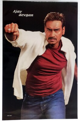 Ajay Devgan Devgun Bollywood India Actor Original Poster  21 inch X 33 inch