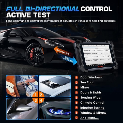 2025 AUTEL MaxiSYS MK908 II OBD2 Diagnóstico Sistema Completo Codificación ECU - Imagen 5 de 13