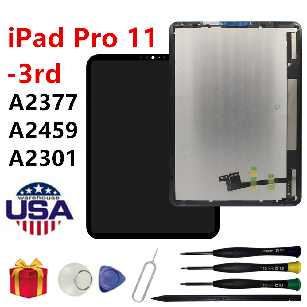 11" LCD Screen Replacement For IPad Pro 11 3rd 4th Gen 2021 2022 A2377 A2459 A2301 A2460 2022 A2435 A2761 A2762 A2759 Display OLED LCD Assembly Glass Touch Digitizer Premium Repair Kit - View #2