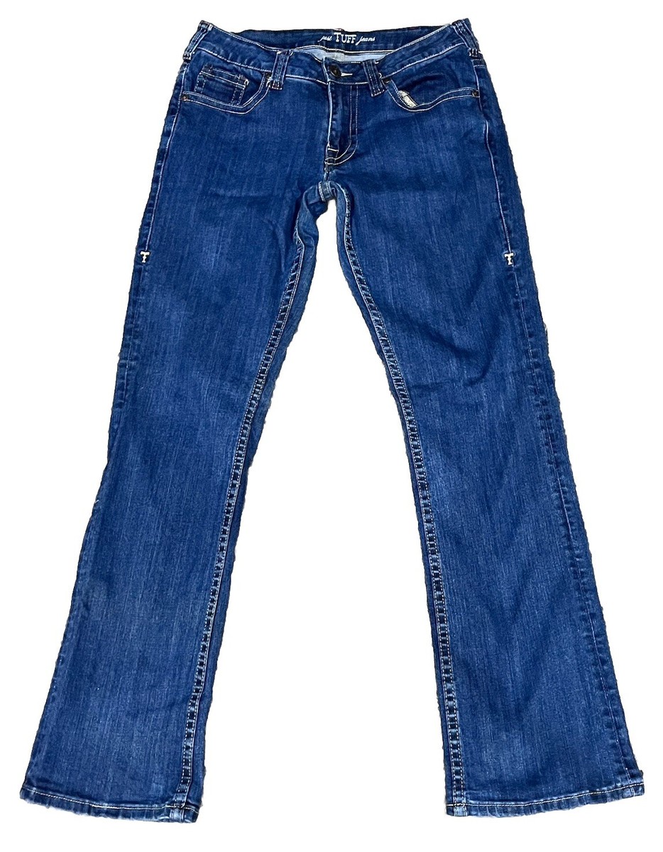 Cowgirl Tuff Jeans Womens 28X33 Thick Stitch Low Rise Denim