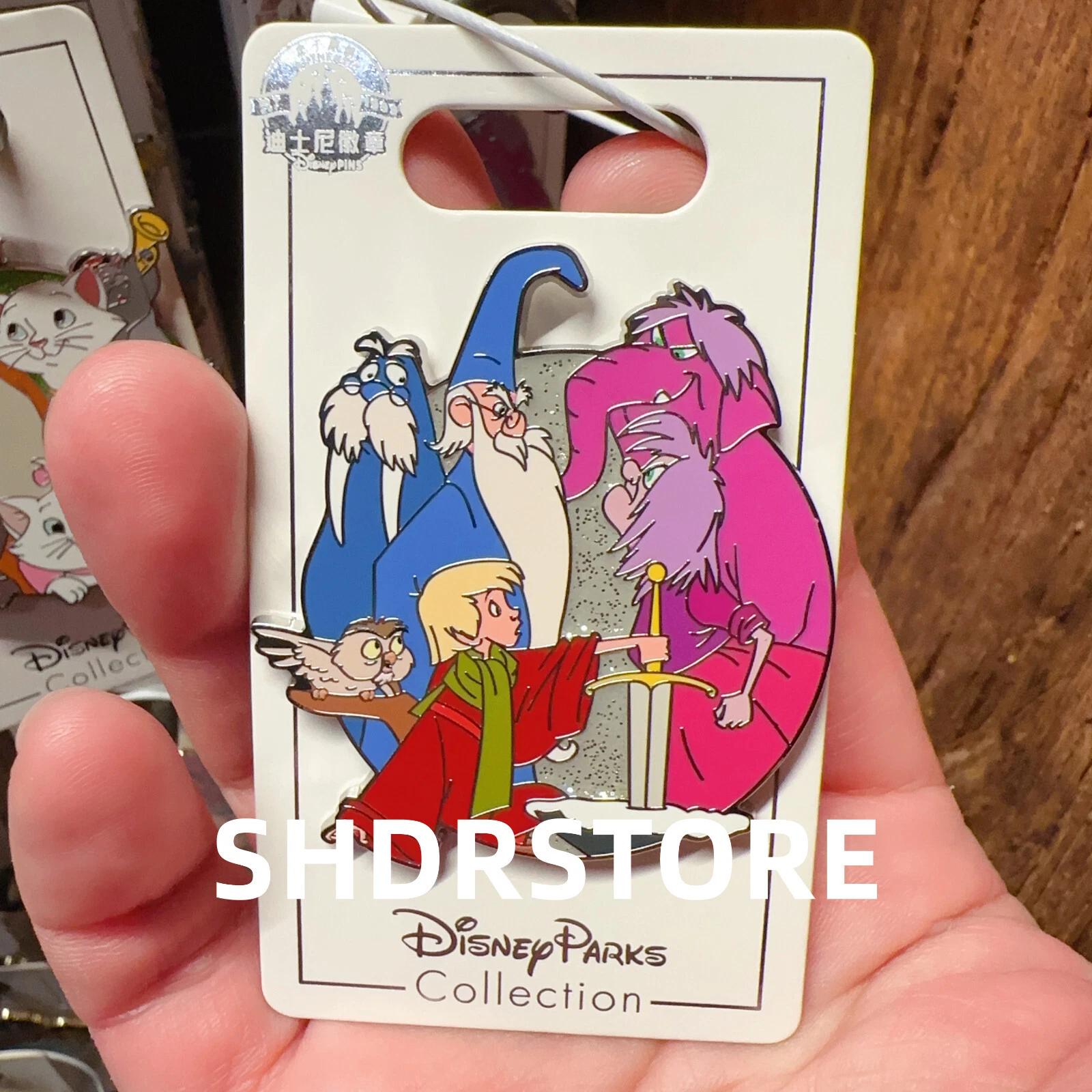 Disney pin 2025 authentic merlin shanghai disneyland