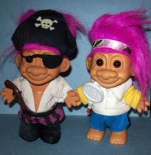 Trolls de tenis y piratas rusos de 5" de colección
