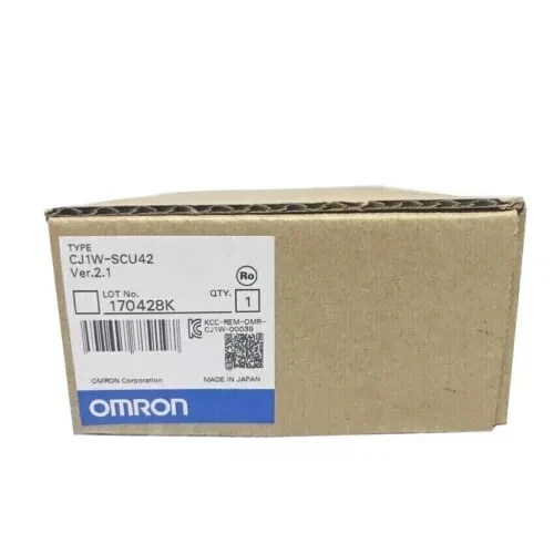 Omron CJ1W-SCU42 PLC Unit Module New In Box