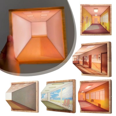 3D Eye Visual Night Light, Three Dimensional Visual Effect LED Lights Gifts DE