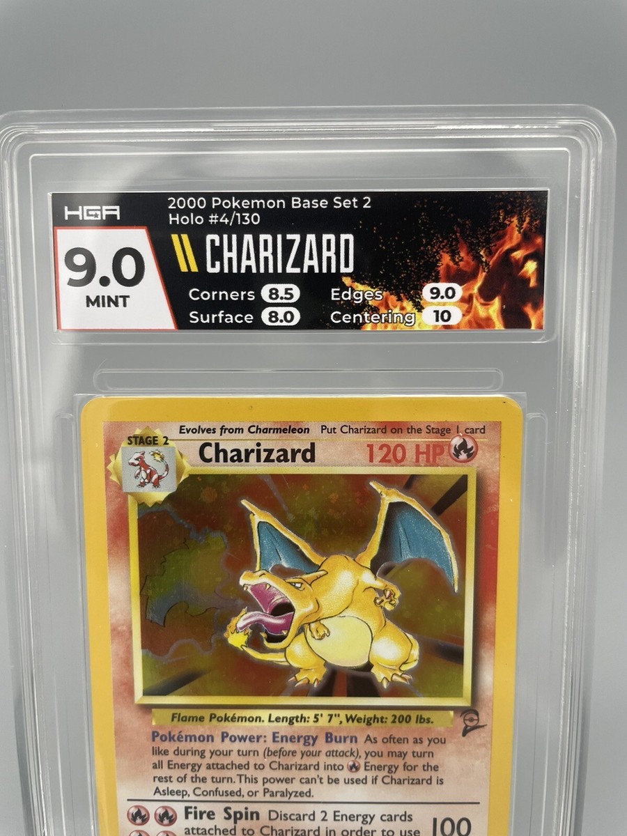 charizard pokemon card 4/130 (4/130) [Base Set 2] This specific card features a stunning Value of charizard holo pokemon