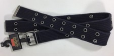 WRANGLER JEANS CO. Navy Blue Cotton Durable Cloth Outdoors Belt Buckle Men's 40