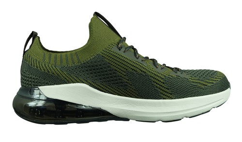 Skechers Men's GOrun Air - Stratus Athletic Shoes, Olive 9.5